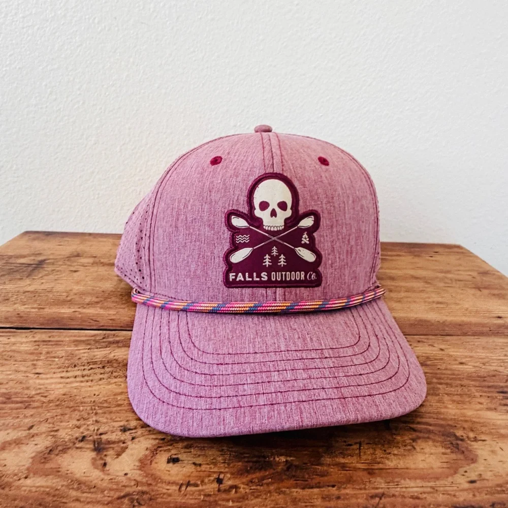 NWT Falls Outdoor Company - Pink Rope SnapBack Hat